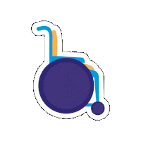 Chair Wheelchair Sticker by DiakonieSachsen