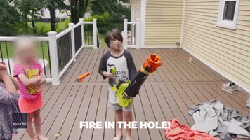 Parents Help Build Toy 'Flamethrower' for Kids