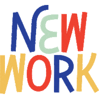 New Work Working Sticker