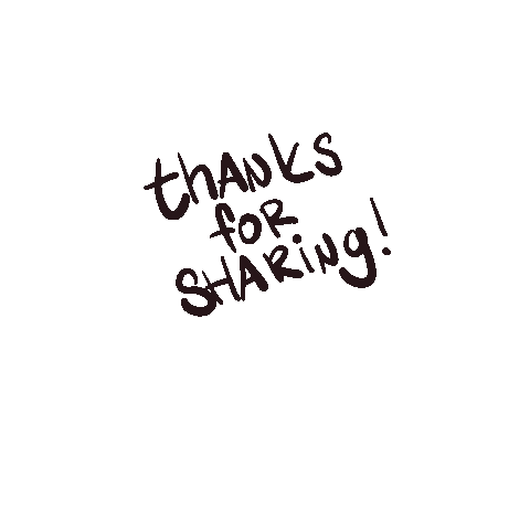 Thanks For Sharing Sticker