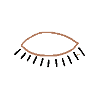 indietwenty wink boho buffalo evil eye Sticker