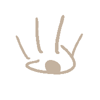 adisonculver eye boho neutral acgraphicdesigns Sticker