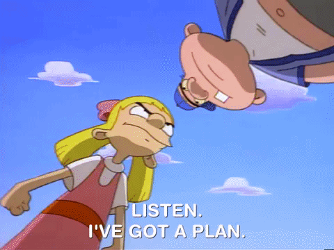hey arnold nicksplat GIF