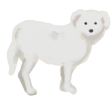 Sad Dog Sticker