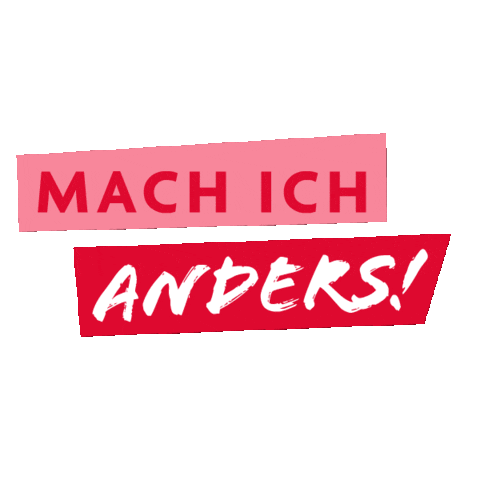 Statement Anders Sticker by BüroBlondBerlin