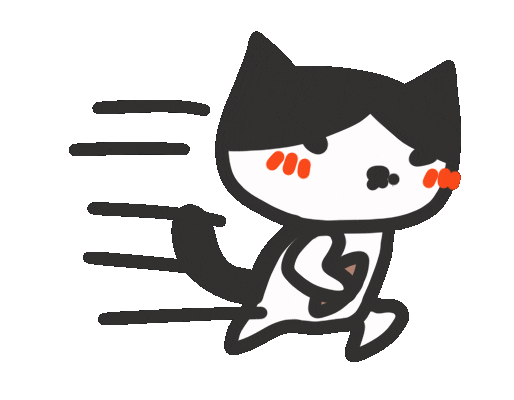 On The Way Run Sticker by yomoyeah