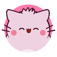 Cat Love Sticker by Pembe