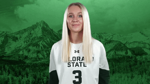 Volleyball GIF by Colorado State Rams
