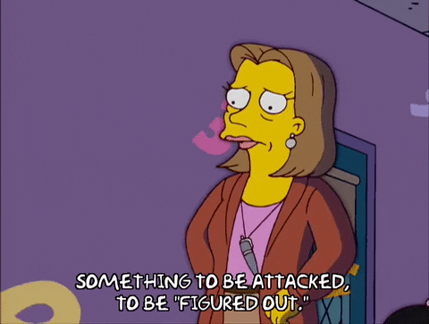Episode 19 Air Quotes GIF by The Simpsons