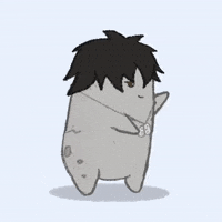 thepotatofrens happy dancing kawaii potato GIF
