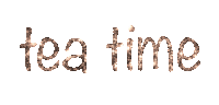 Tea Time Sticker