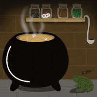 Witches Brew Magic GIF by Sanne69