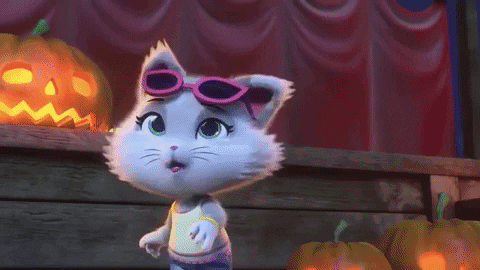 Scared Party GIF by 44 Cats