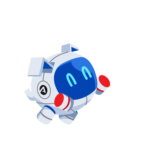 Happy Robot Sticker by astronauts.id