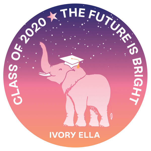 Class Of 2020 Sticker by Ivory Ella