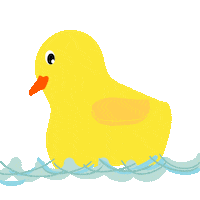 Rubber Duck Fun Sticker by PaperFest