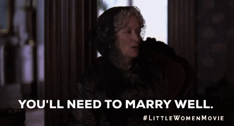 Marry Well Meryl Streep GIF by LittleWomen