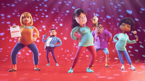 grubhubdude giphyupload dance dancing food GIF