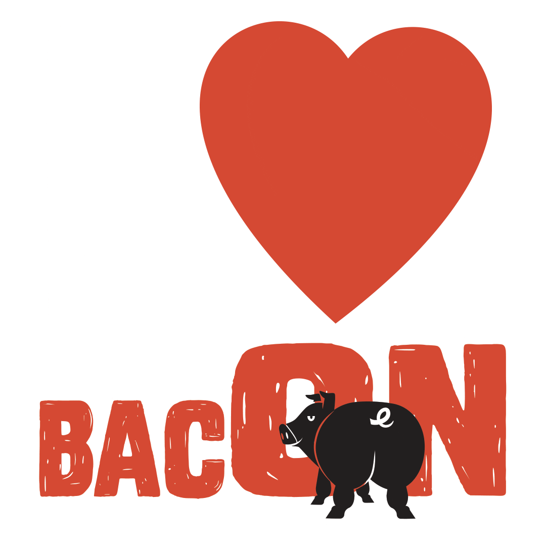 i love bacon alwaysonbacon Sticker by onbacon