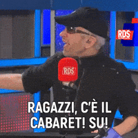 Cabaret Rds Radio GIF by RDS 100% Grandi Successi
