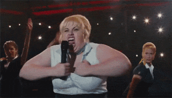 pitch perfect middle finger GIF