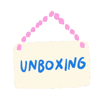 Text Unboxing Sticker by Dinda Puspitasari