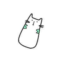inchiostroandpaper love cat fun animals Sticker