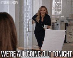 we're all going out tv land GIF by YoungerTV