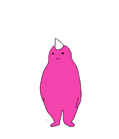 Vesanerie giphyupload pink jumpy Sticker