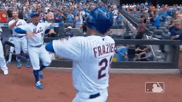 celebrate pumped up GIF by New York Mets