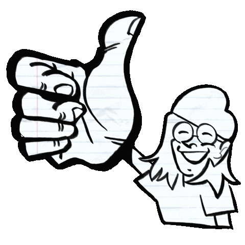 strawberryoolong giphyupload illustration thumbs up good job Sticker