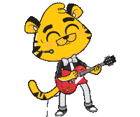 lostremendostrex guitarra los3tt lostrestristestigres lostrex Sticker
