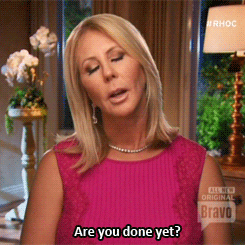 Bored Real Housewives GIF