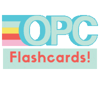 Opc Flashcards Sticker by Online Pilates Classes by Lesley Logan