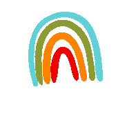 ArrowsAndApplesauce rainbow script homeschool homeschoolmama Sticker