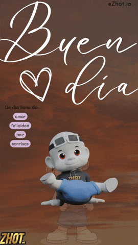 Buenos Días Texto GIF by Zhot