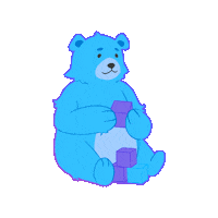 thehexlabs play block hackathon blue bear Sticker