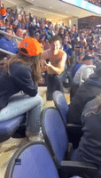 Shirtless Man's Proposal at Islanders Game Doesn't Go to Plan