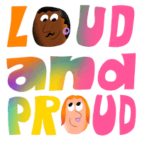 Gay Pride Love Sticker by jon hanlan