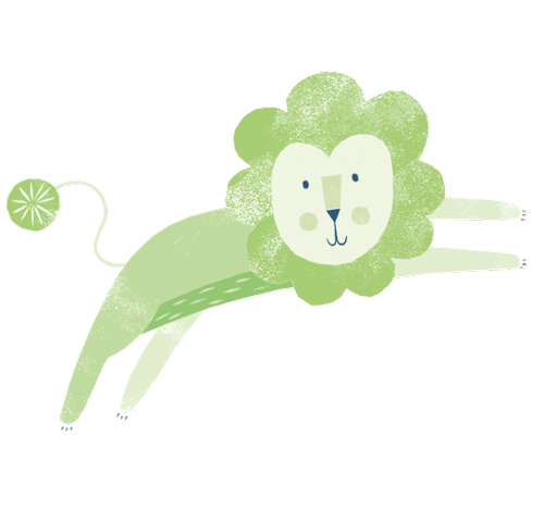 loewenzahnorganics giphyupload baby green animal Sticker