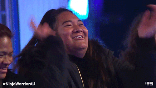 happy channel 9 GIF by Australian Ninja Warrior