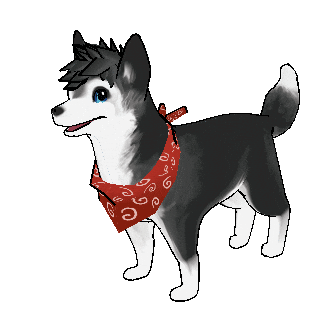 husky Sticker
