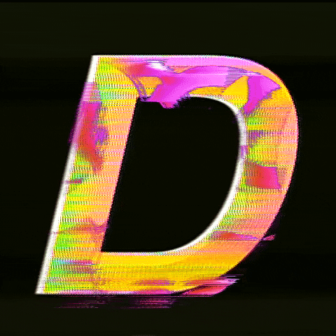 Glitch Alphabet GIF by #BASILIO