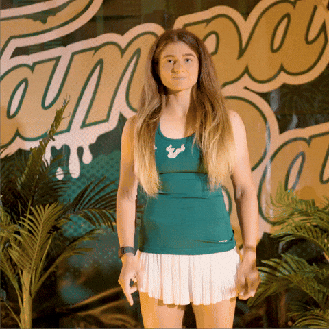 South Florida Tennis GIF by USF Athletics