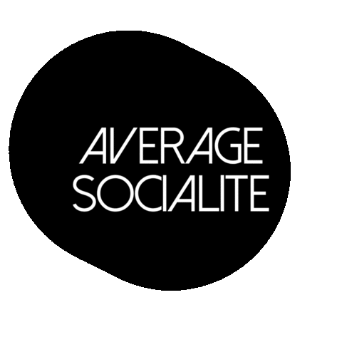 AverageSocialite average socialite averagesocialite Sticker