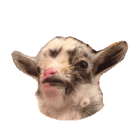 Goat Sticker by imoji