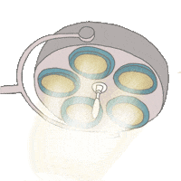 Lampara Quirofano Sticker