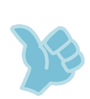 Thumbs Love Sticker by Ai and Aiko