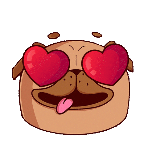 Happy In Love Sticker by BigBrains