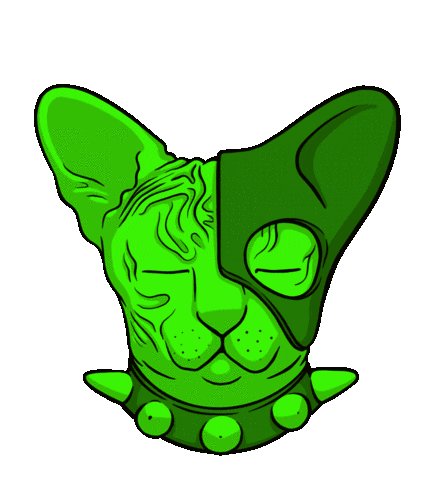 Cat Christmas Sticker